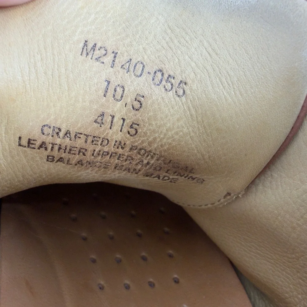 Samuel Hubbard Brown Leather Cap Toe Oxford Shoes M2140-055 Mens 10.5
